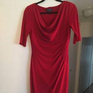 Ralph Lauren red dress size 4
